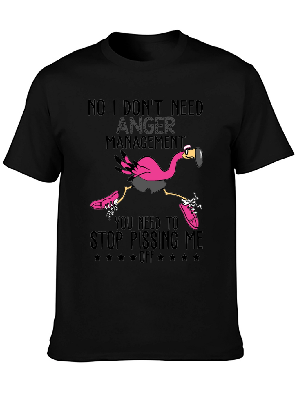 Anger Management Flamingo Graphic Tee