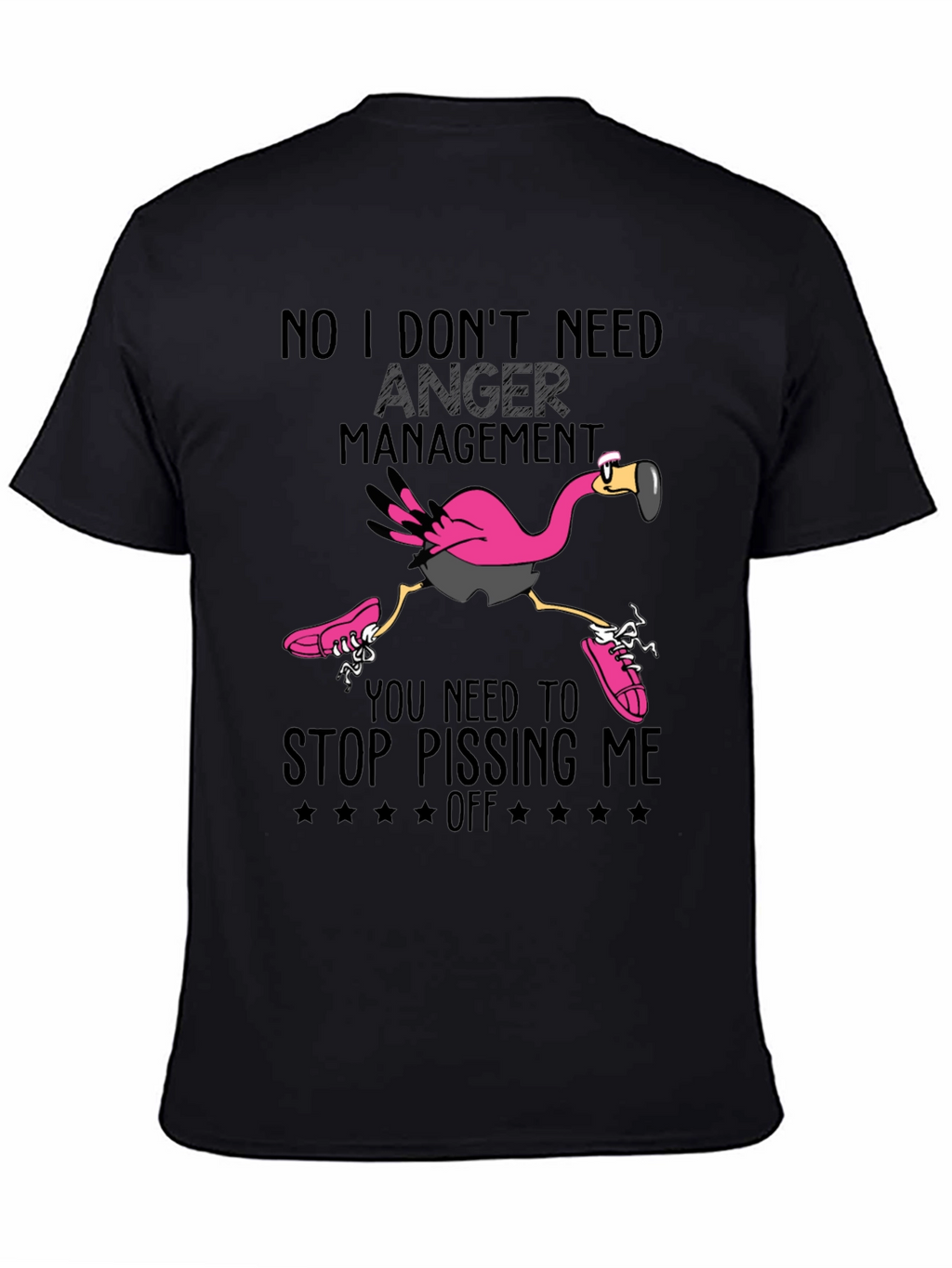 Anger Management Flamingo Graphic Tee