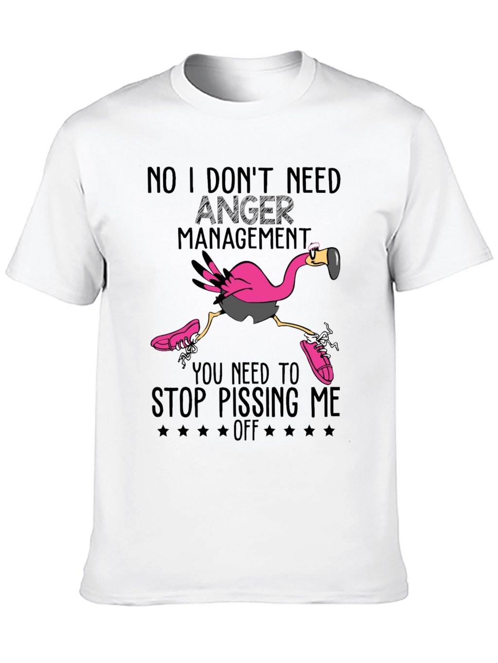 Anger Management Flamingo Graphic Tee