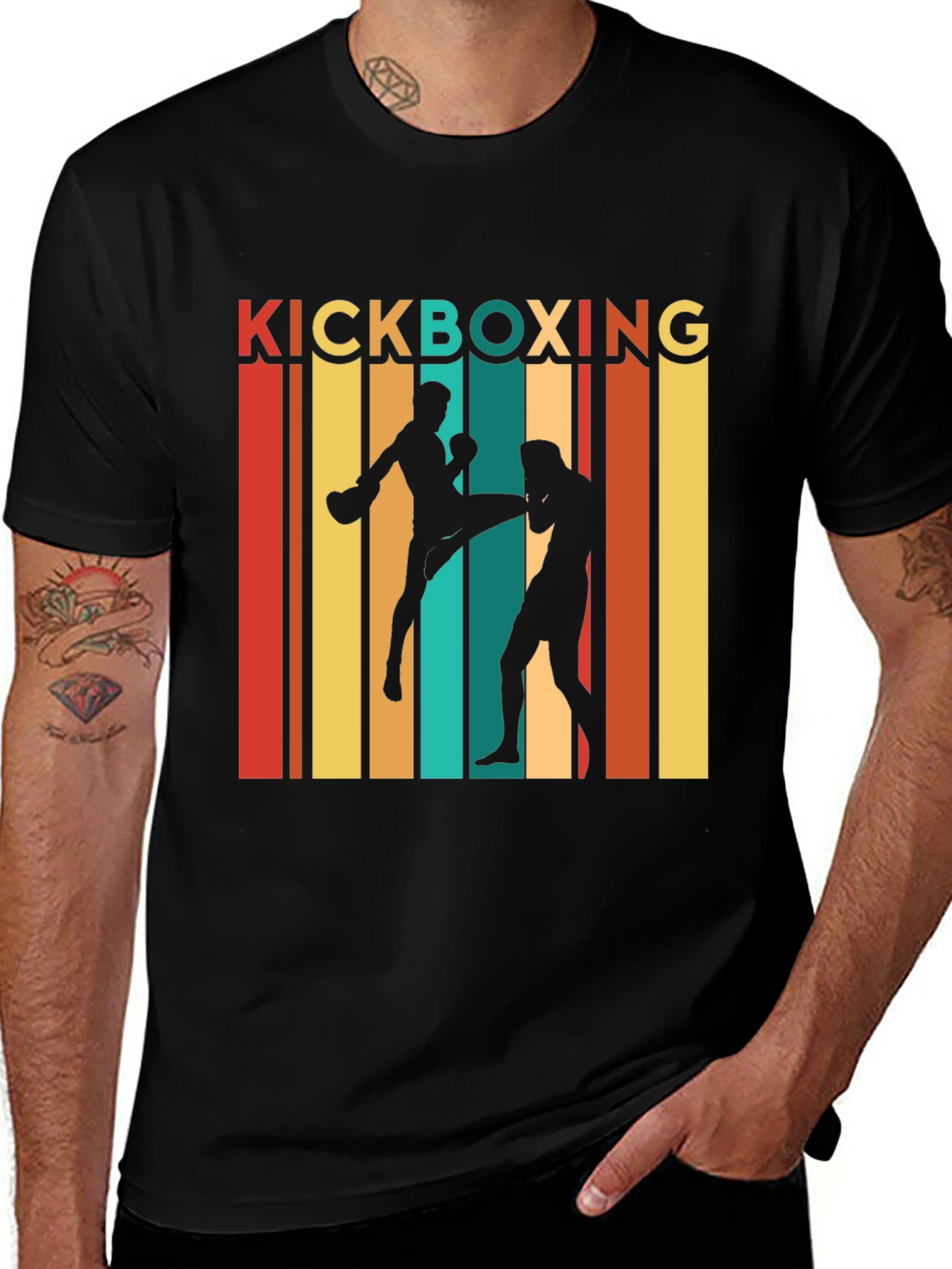 Kickboxing Retro Graphic Tee