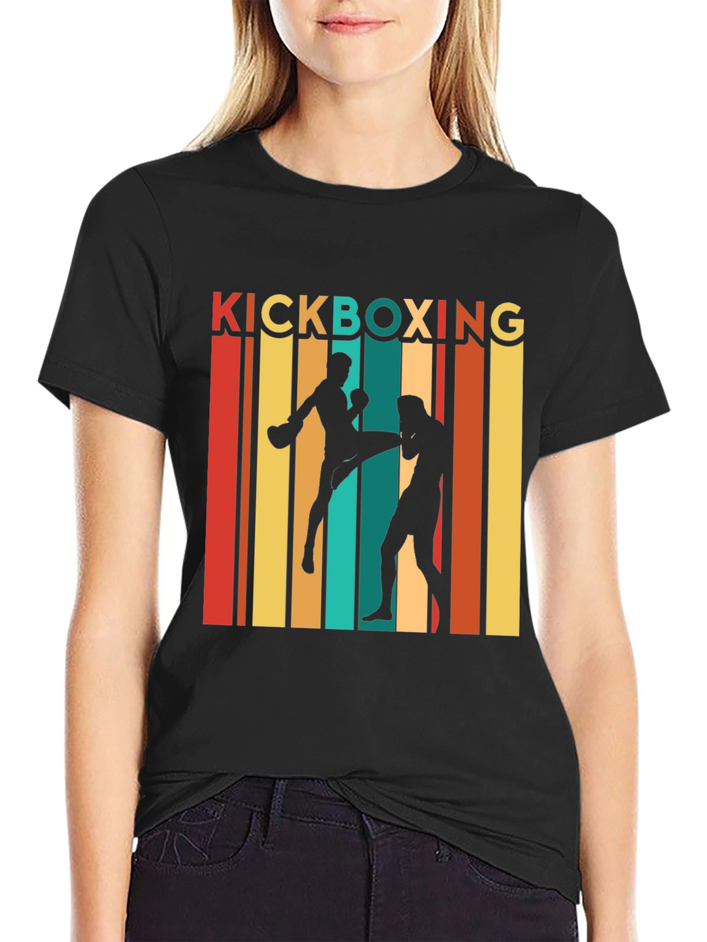Kickboxing Retro Graphic Tee