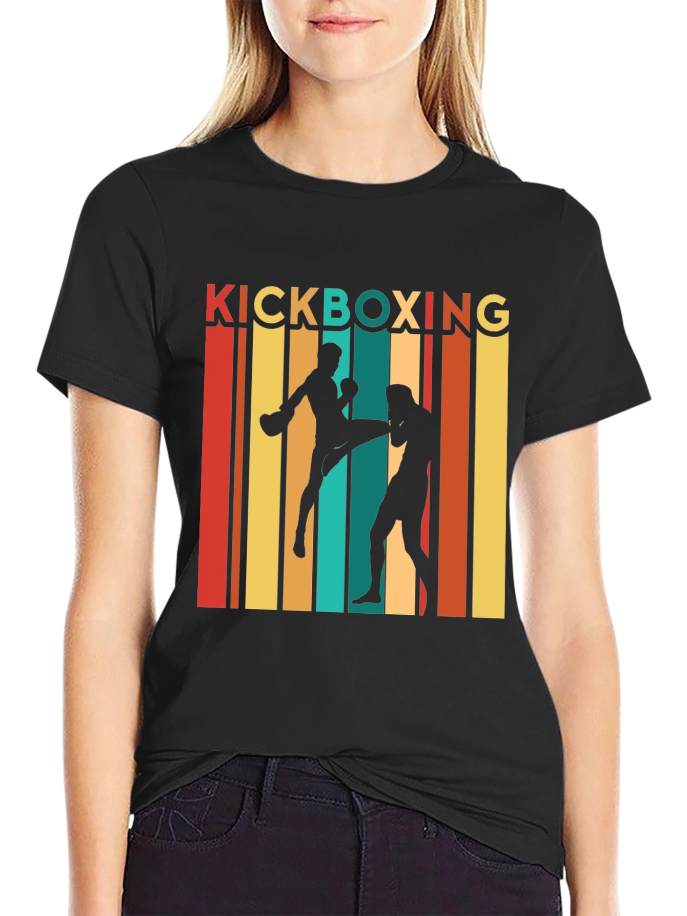 Kickboxing Retro Graphic Tee