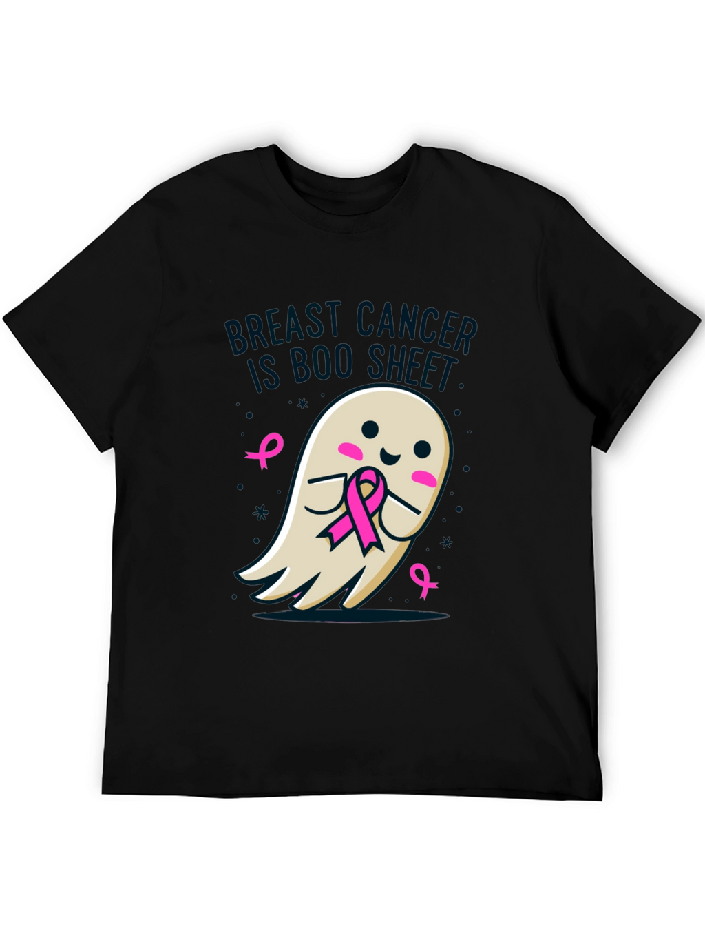 Breast Cancer Awareness Ghost T-Shirt