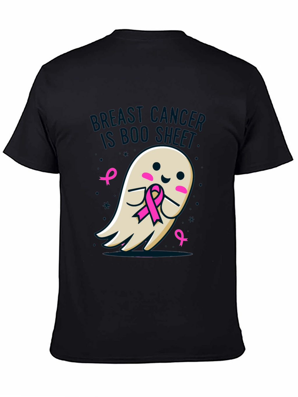Breast Cancer Awareness Ghost T-Shirt