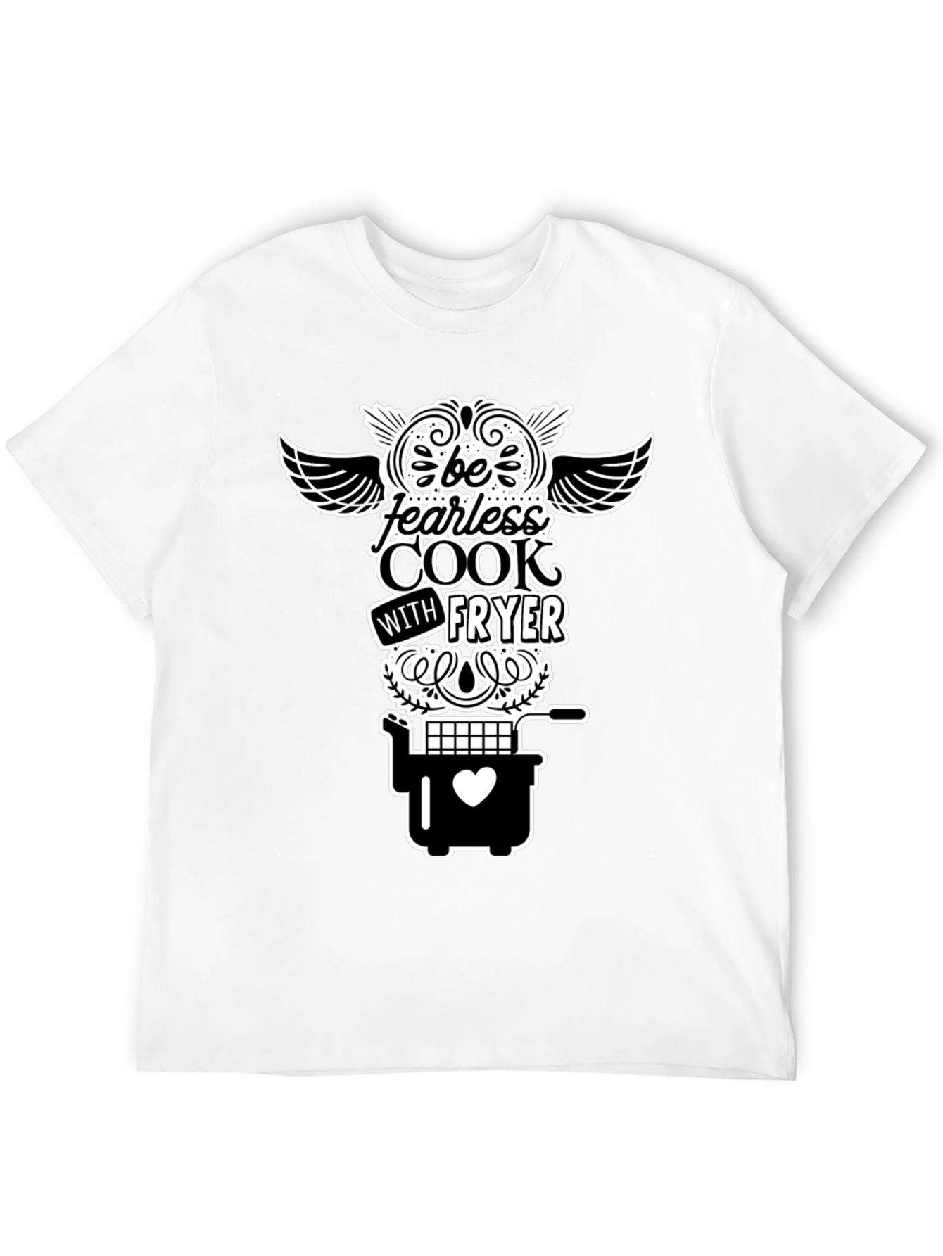 Fearless Cook Fryer T-Shirt - Black