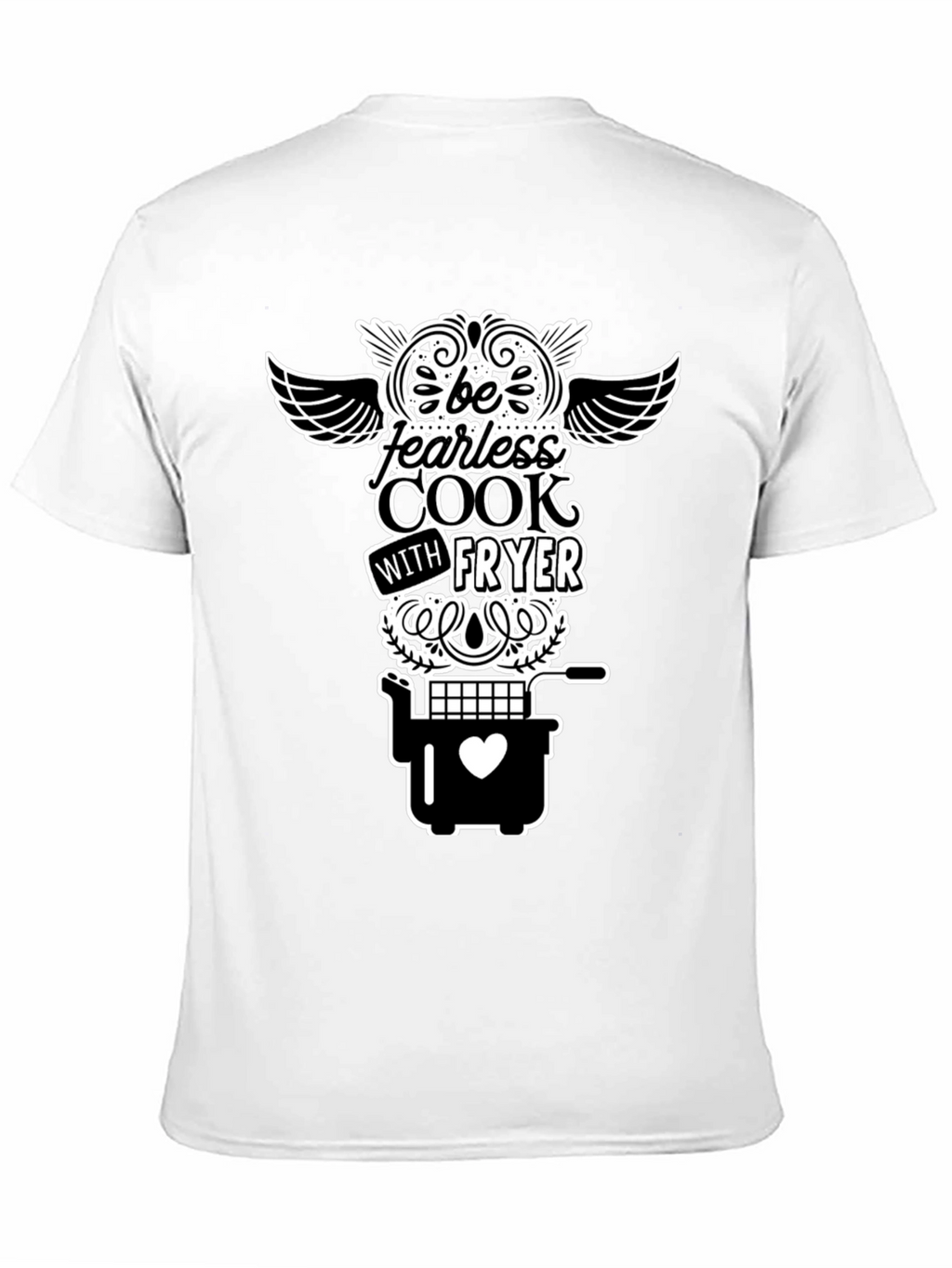 Fearless Cook Fryer T-Shirt - Black