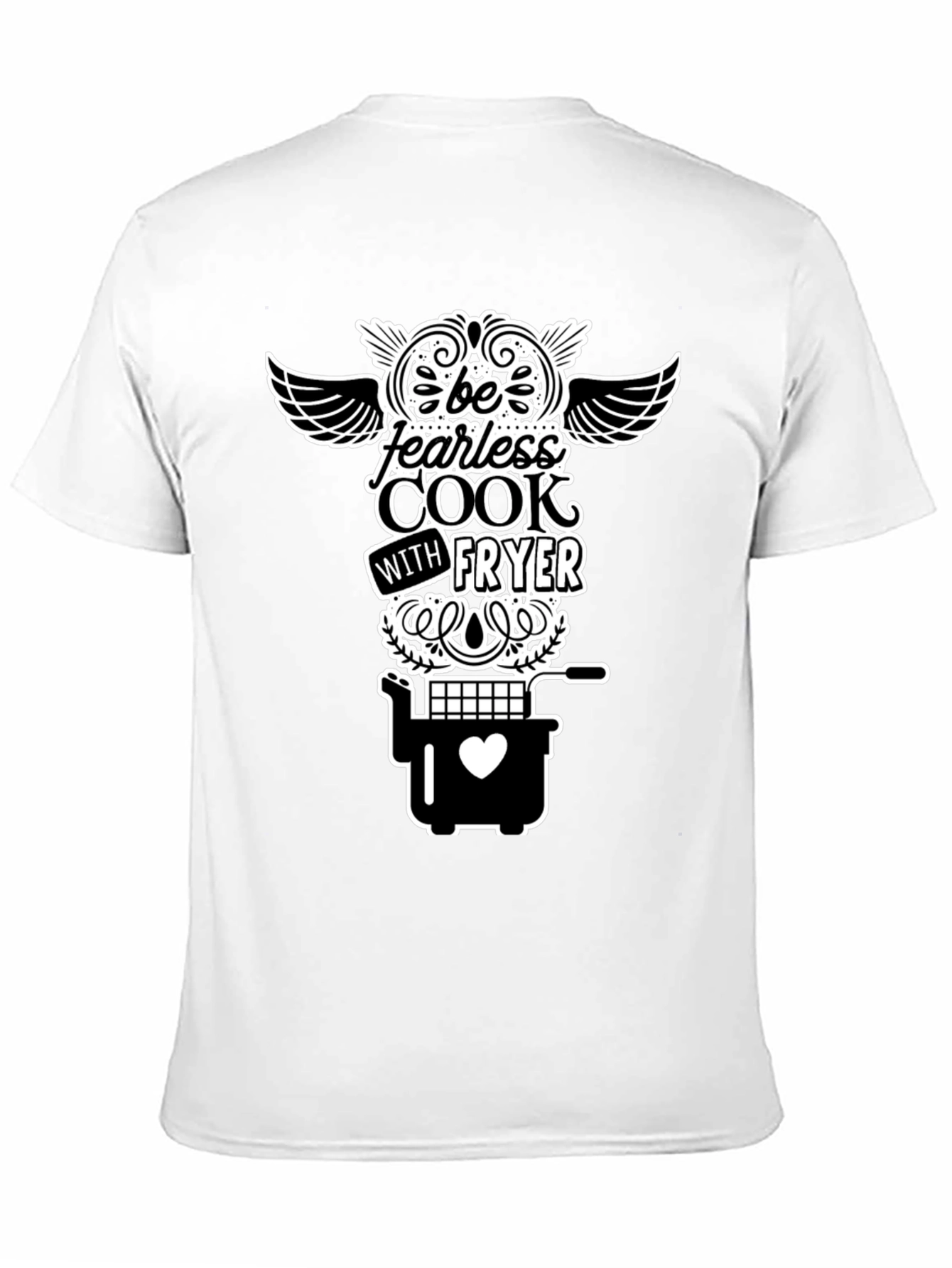 Fearless Cook Fryer T-Shirt - Black