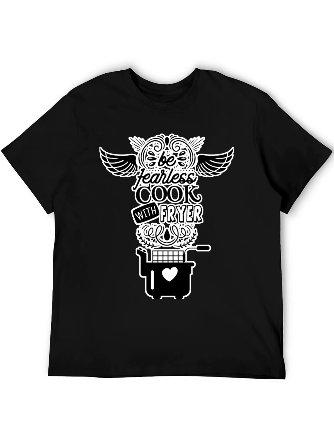 Fearless Cook Fryer T-Shirt - Black