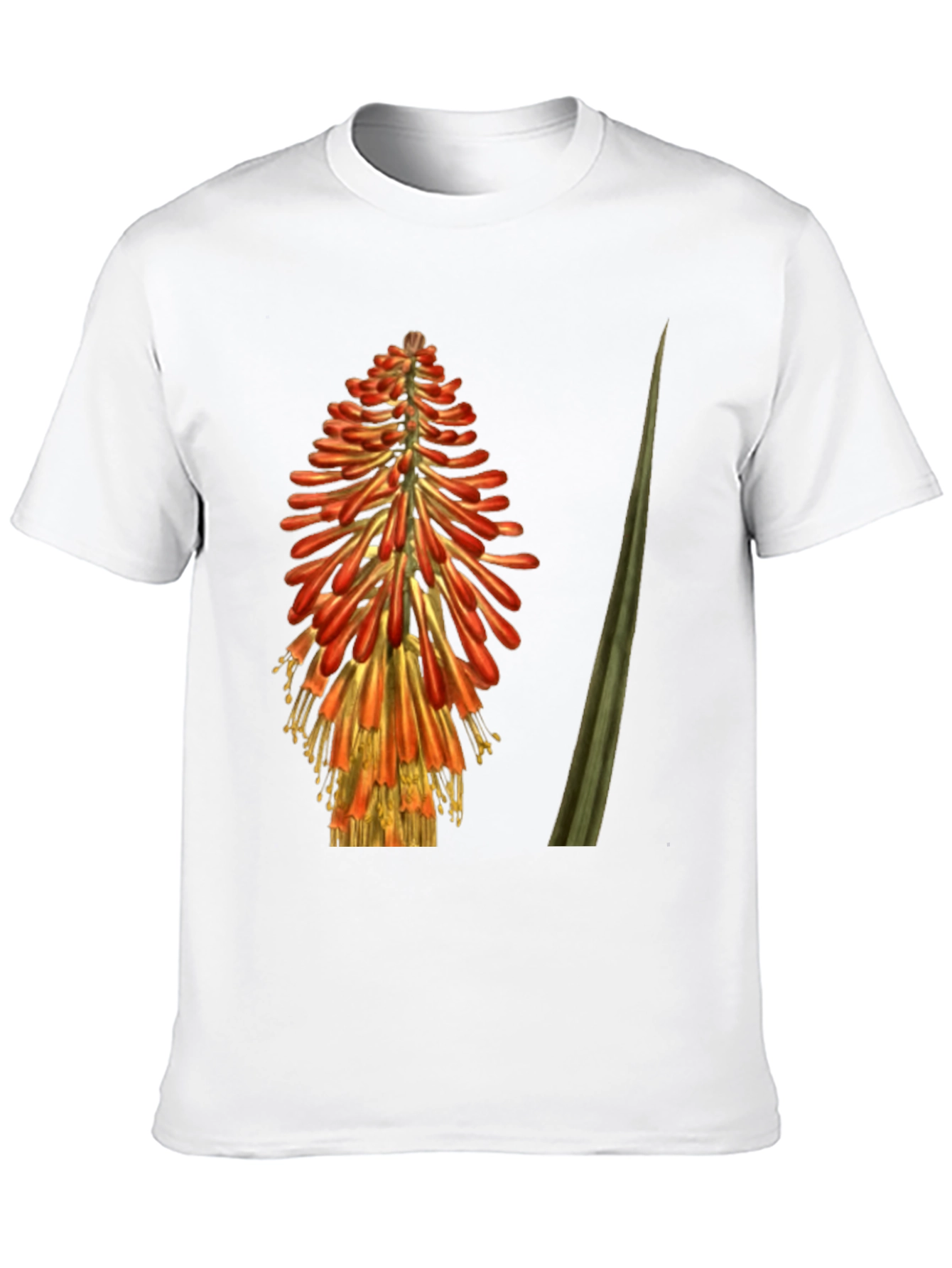 Red Hot Poker Flower Graphic T-Shirt