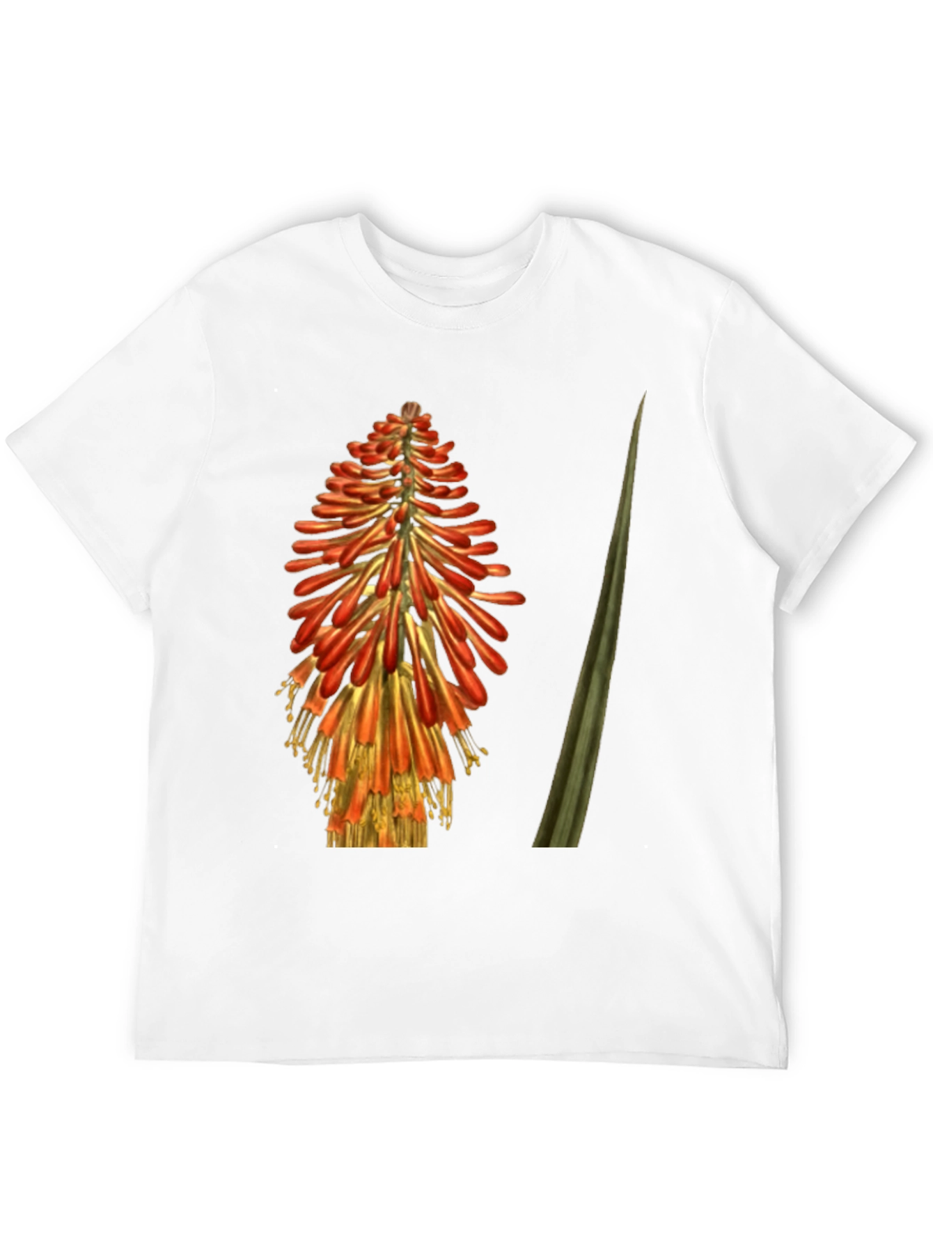 Red Hot Poker Flower Graphic T-Shirt