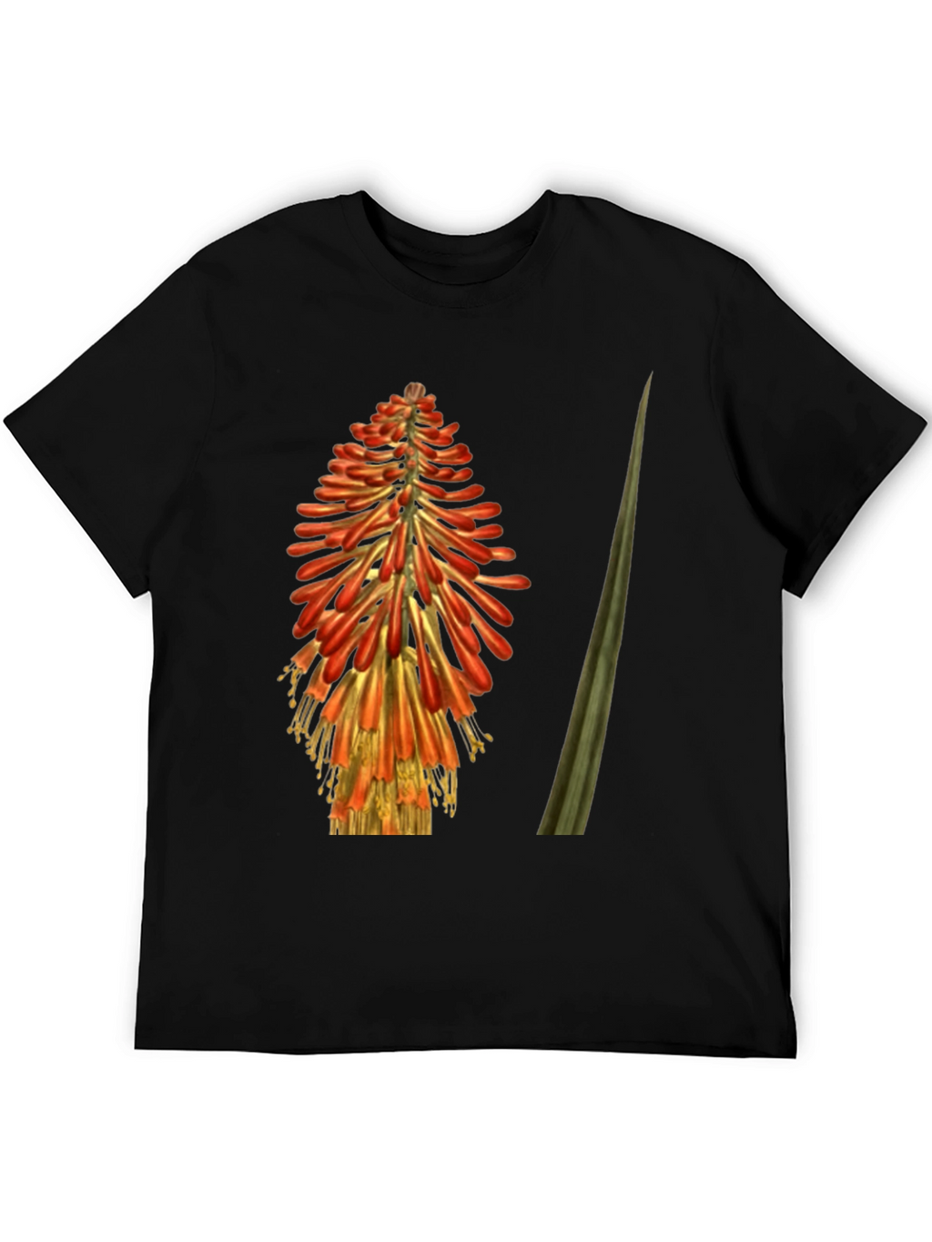 Red Hot Poker Flower Graphic T-Shirt