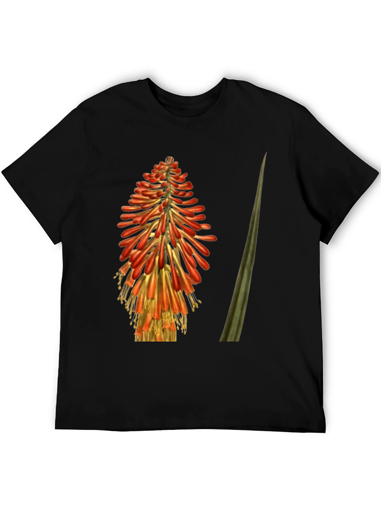 Red Hot Poker Flower Graphic T-Shirt