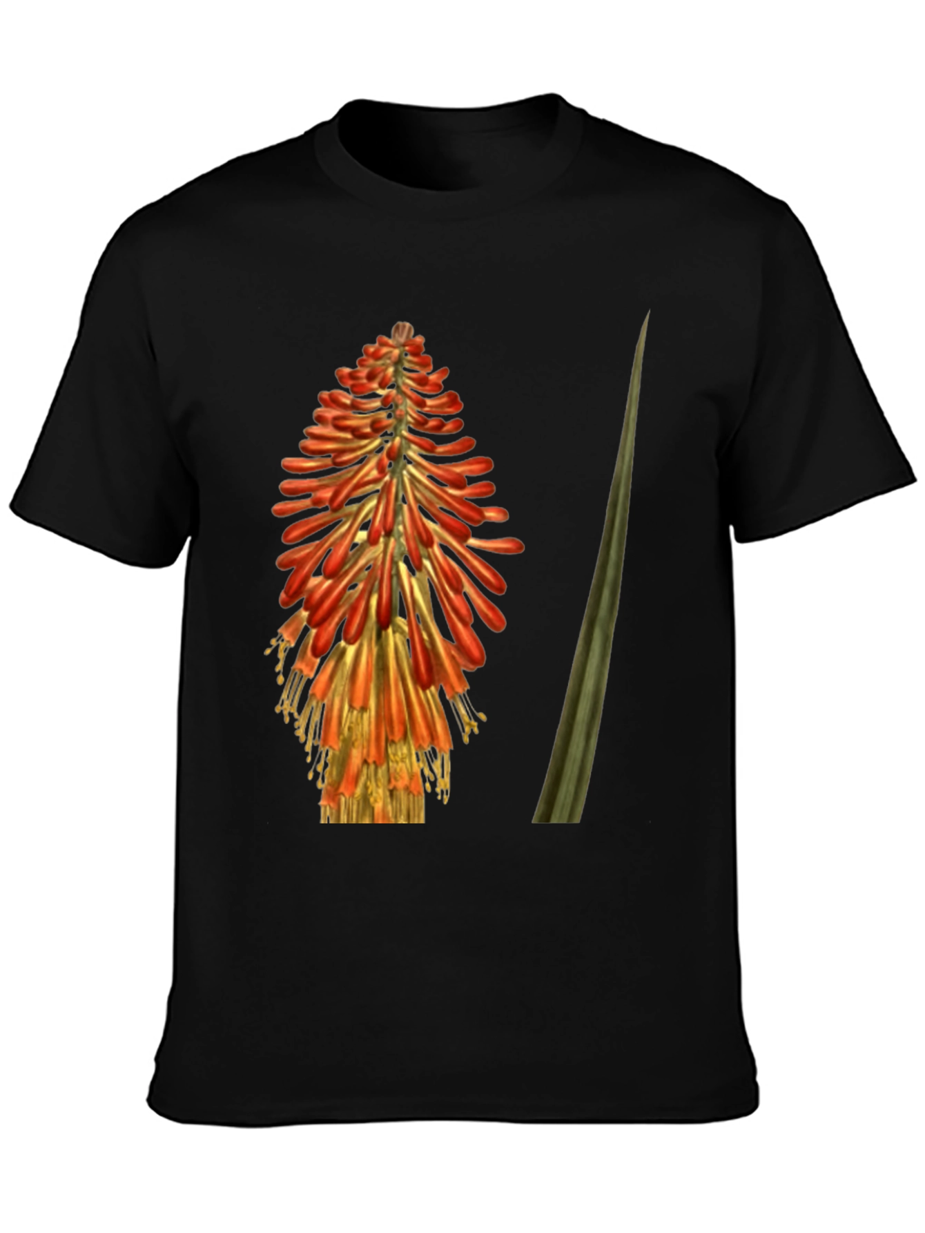 Red Hot Poker Flower Graphic T-Shirt
