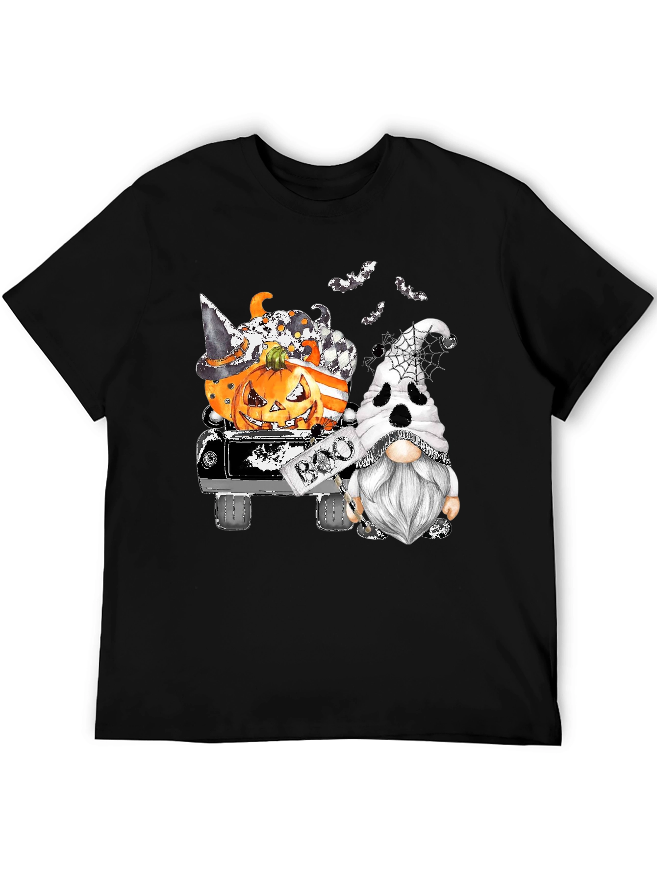 Halloween Gnomes Truck T-Shirt