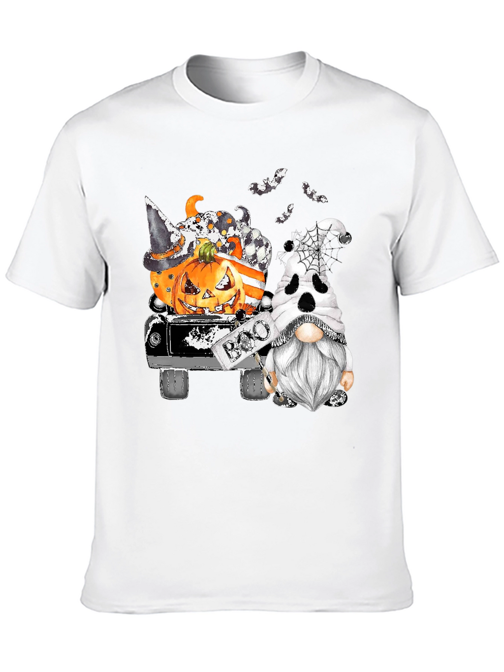 Halloween Gnomes Truck T-Shirt