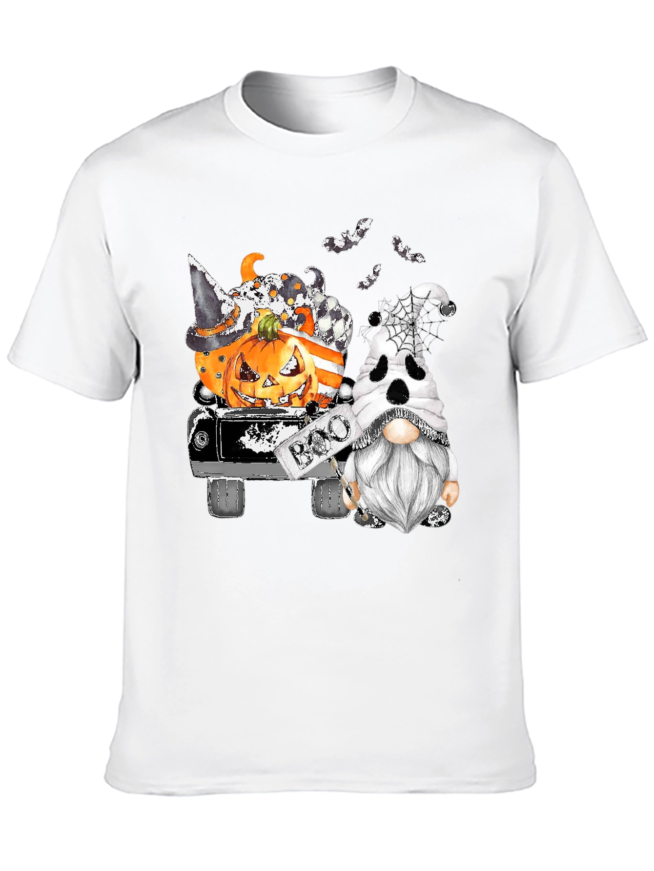 Halloween Gnomes Truck T-Shirt