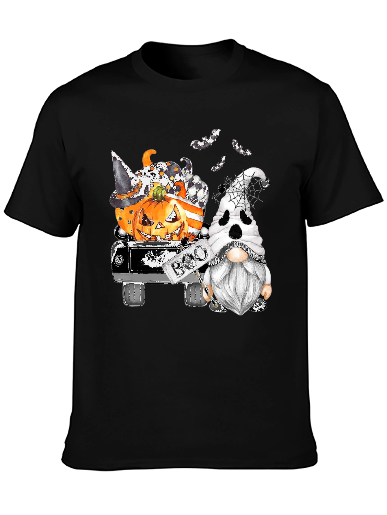 Halloween Gnomes Truck T-Shirt