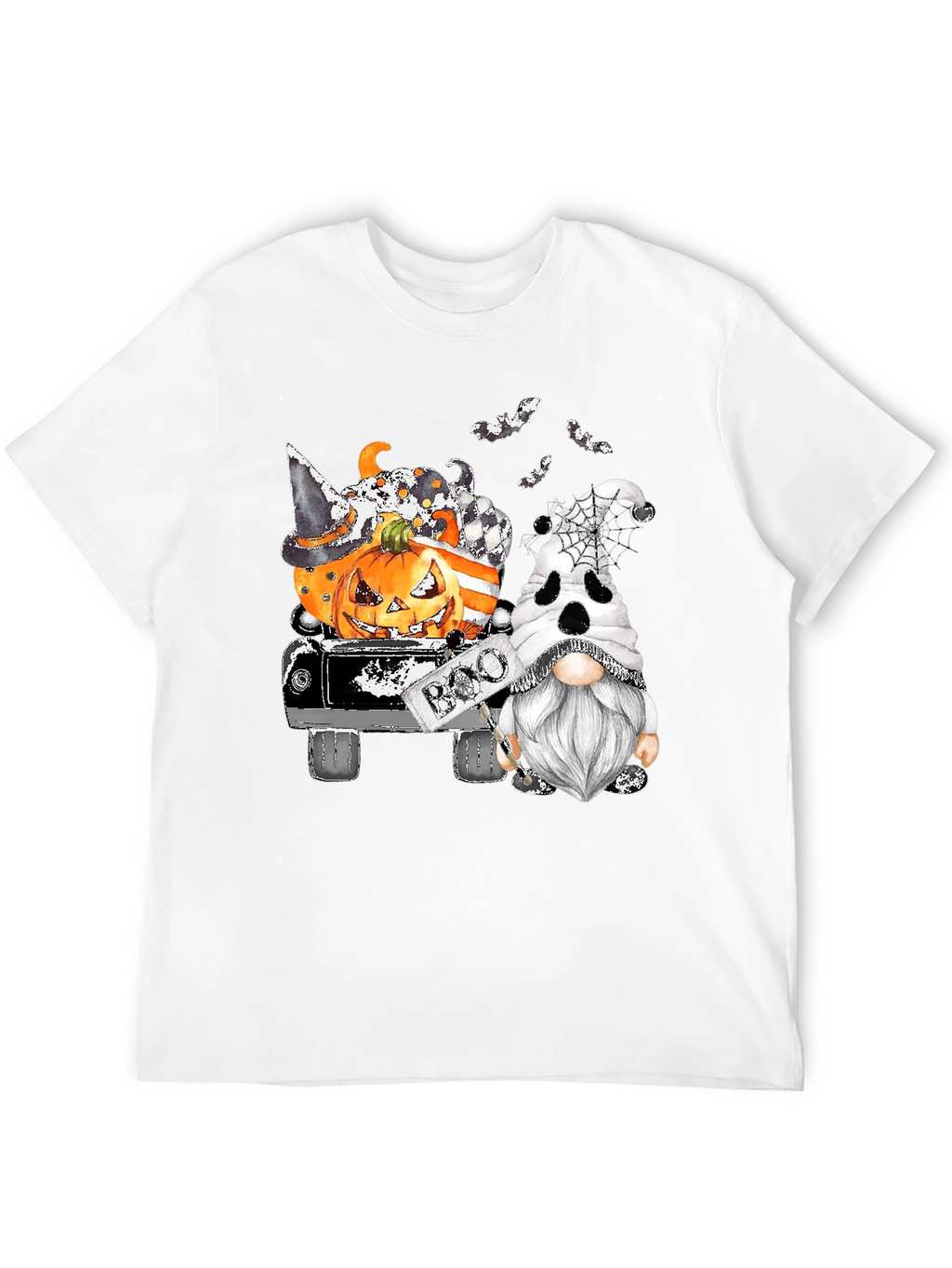 Halloween Gnomes Truck T-Shirt