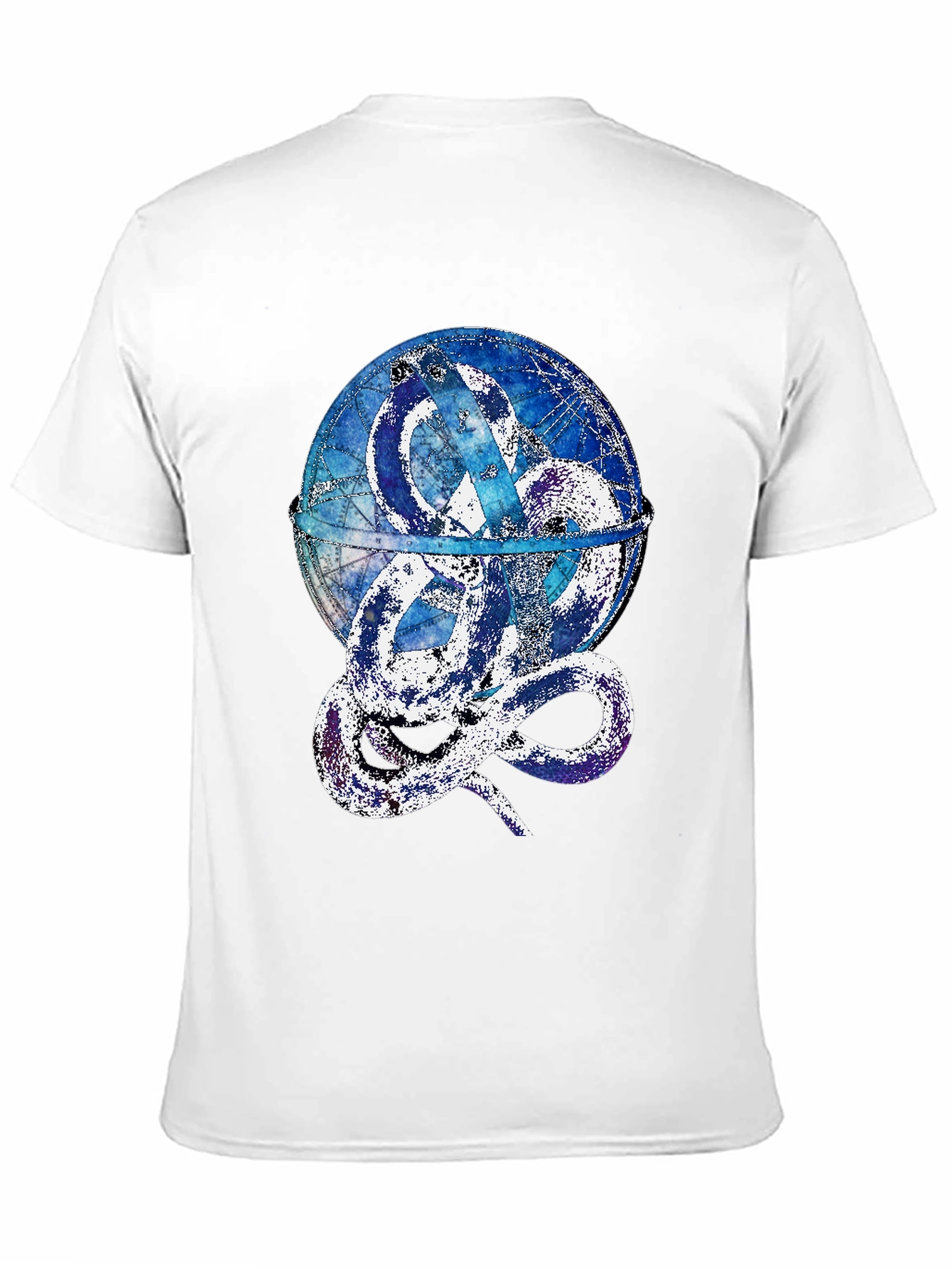 Serpent Globe Graphic Tee - Mens Black T-Shirt