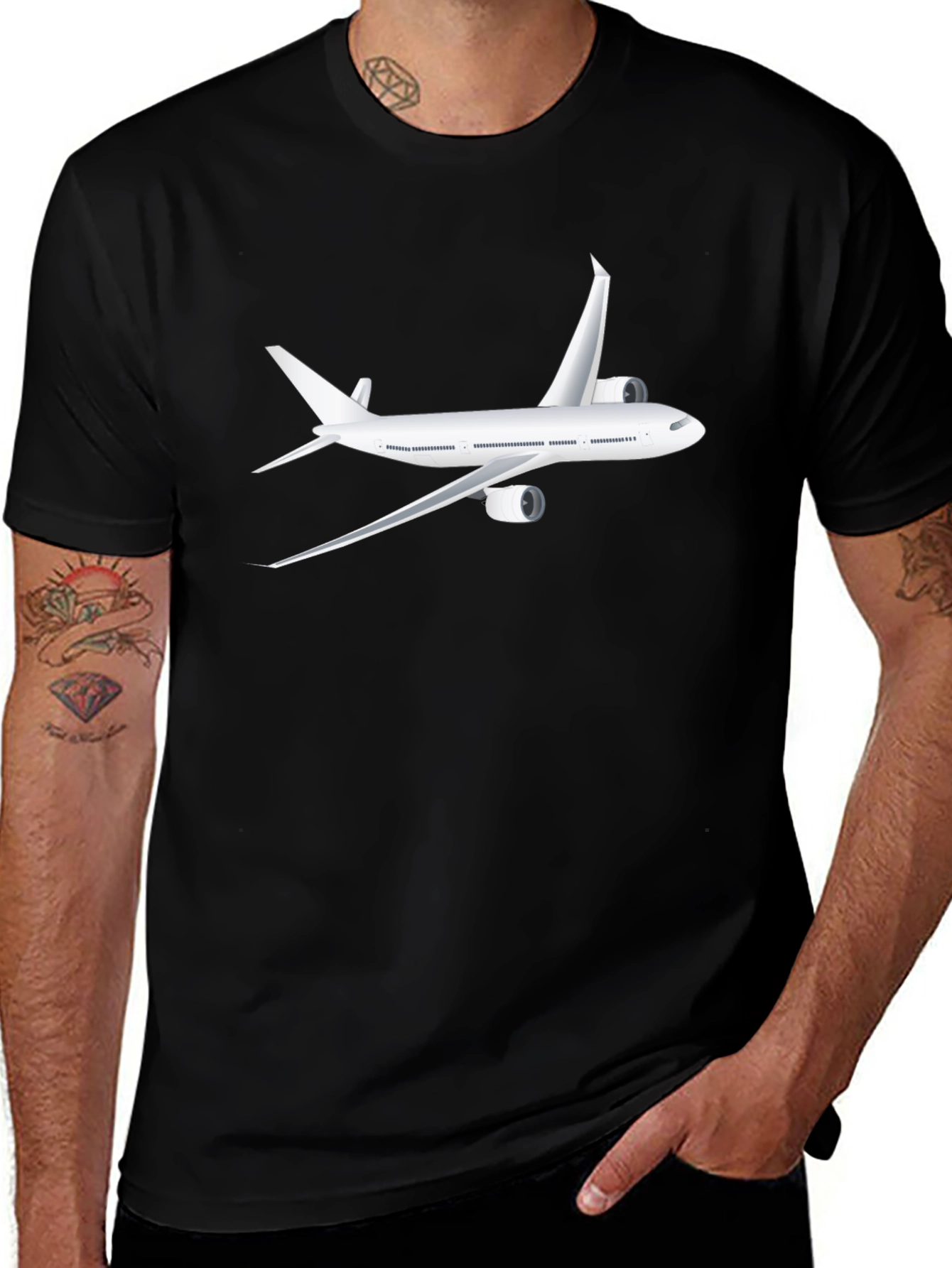 Airplane Graphic T-Shirt | Aviation Tee