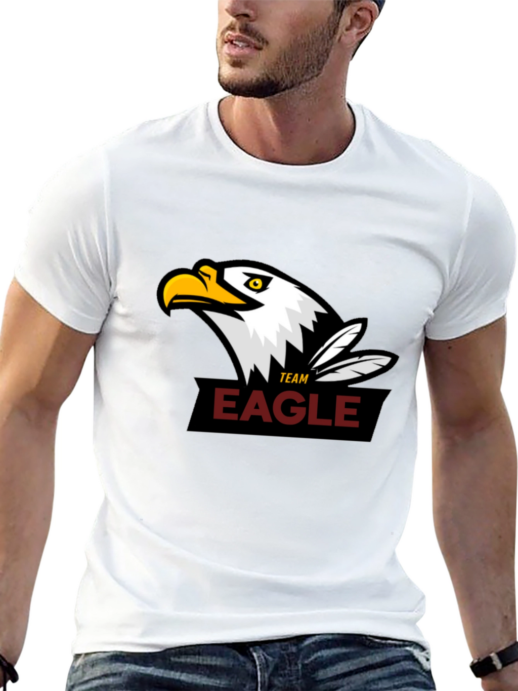 Team Eagle Black T-Shirt