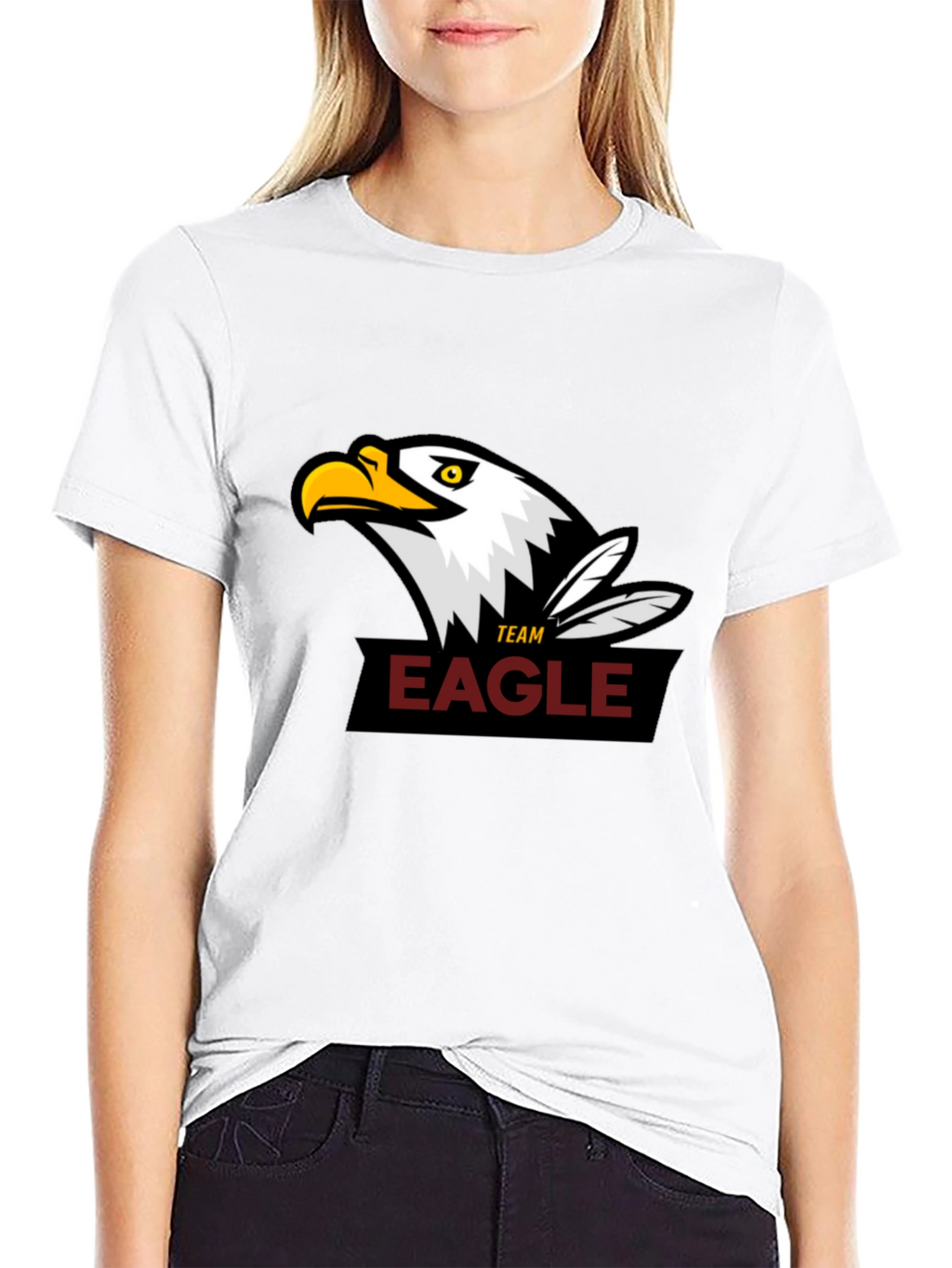 Team Eagle Black T-Shirt