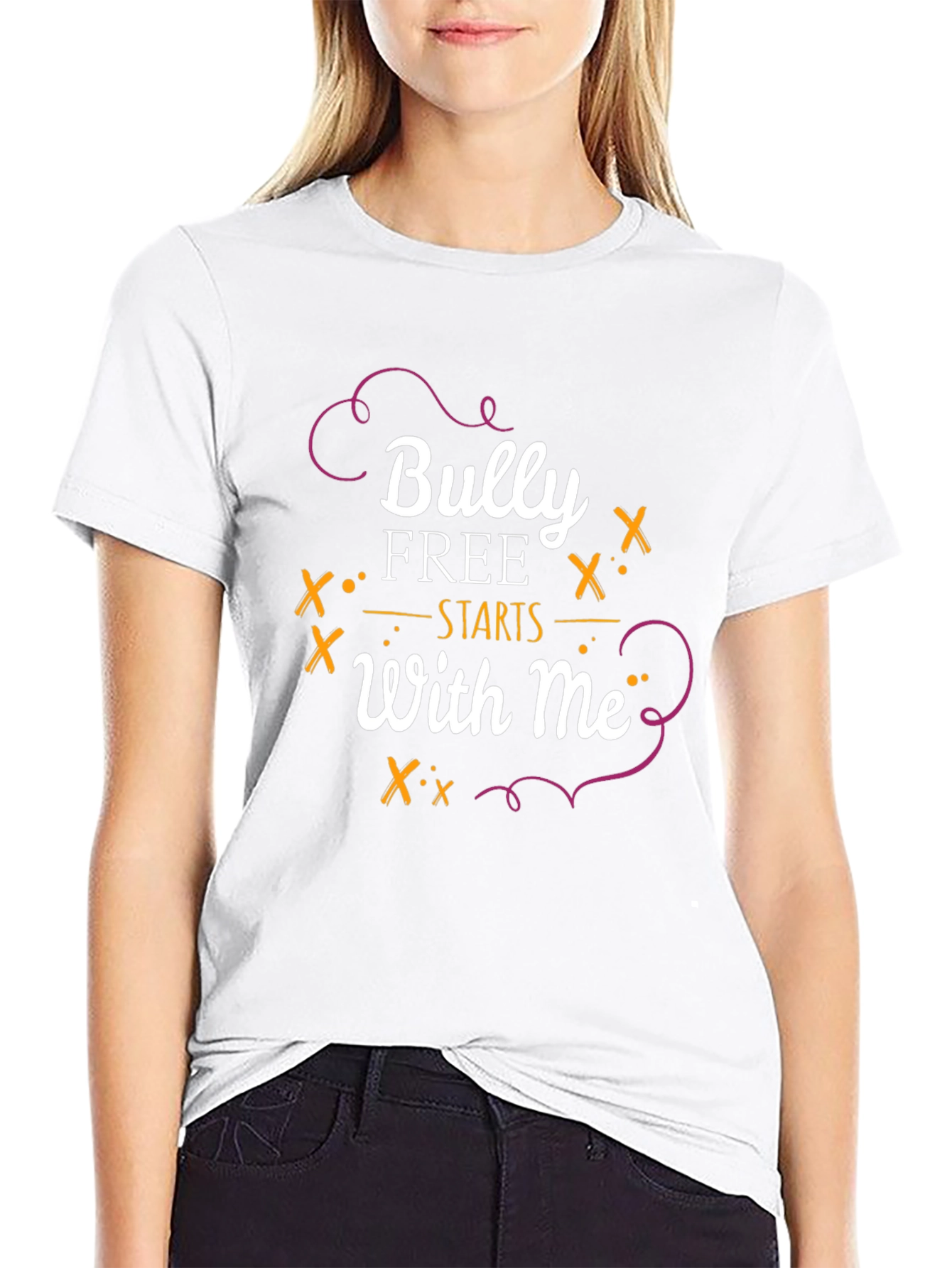 Bully Free Starts With Me Black T-Shirt