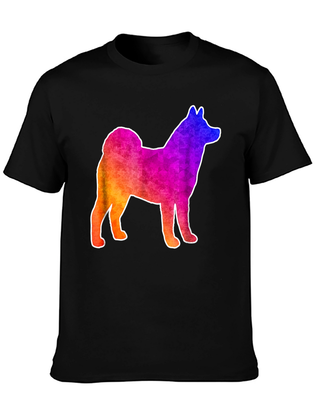 Rainbow Shiba Inu T-Shirt - Fun Dog Lover Tee