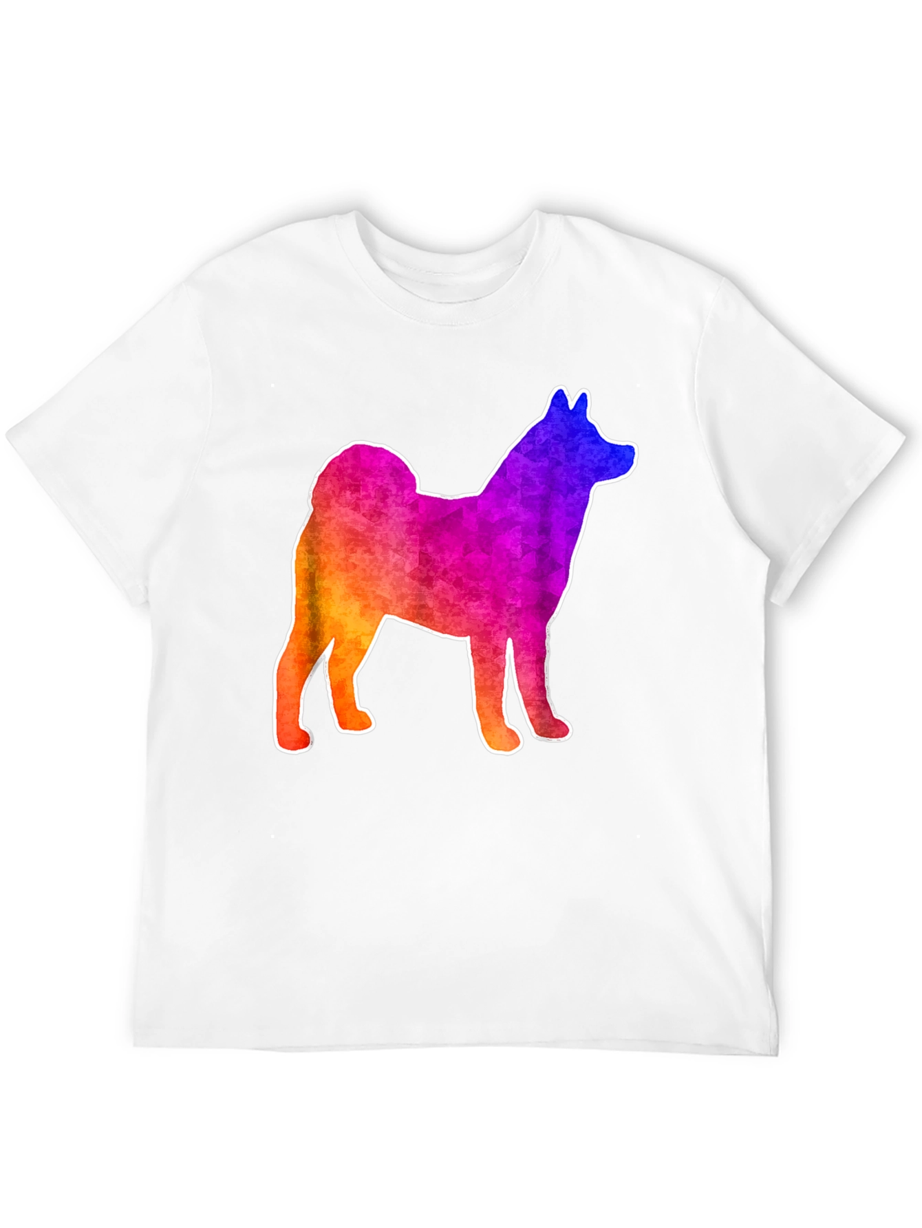 Rainbow Shiba Inu T-Shirt - Fun Dog Lover Tee