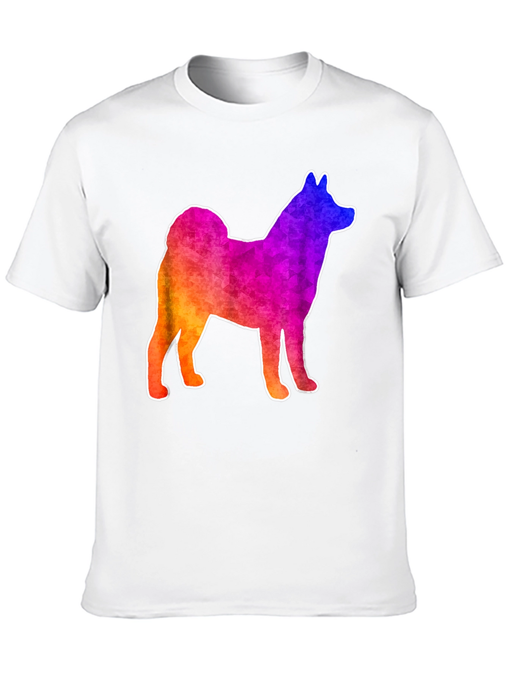Rainbow Shiba Inu T-Shirt - Fun Dog Lover Tee