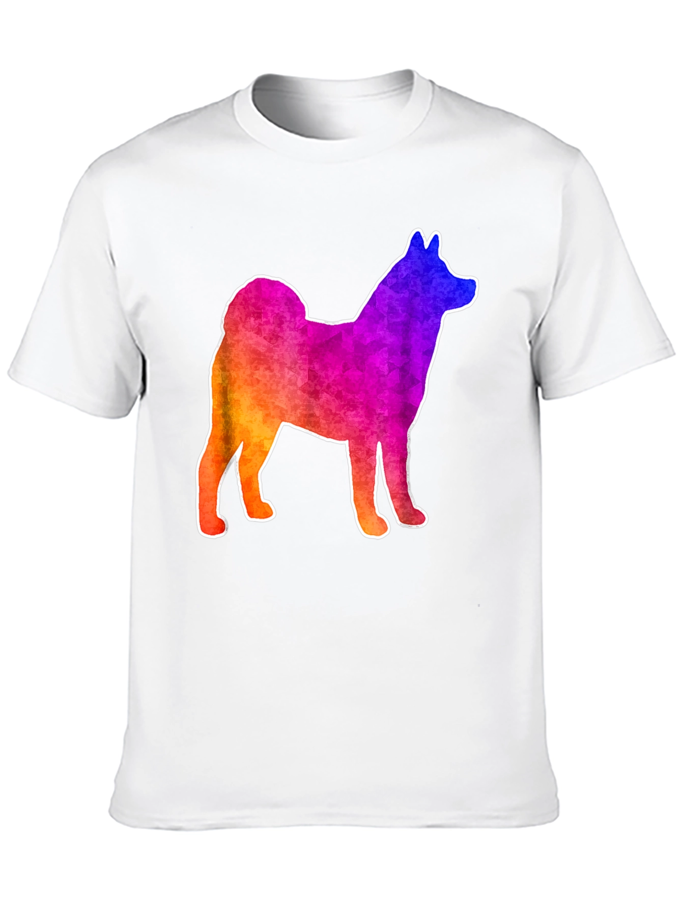 Rainbow Shiba Inu T-Shirt - Fun Dog Lover Tee