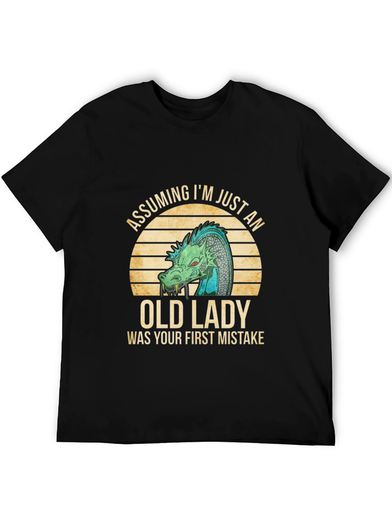 Assuming Im Just an Old Lady Dragon T-Shirt