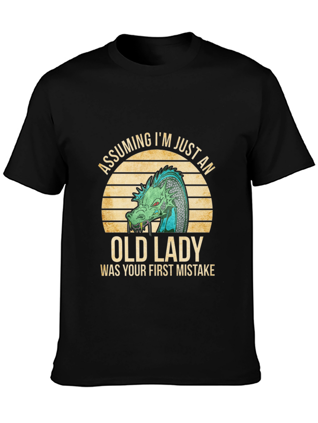Assuming Im Just an Old Lady Dragon T-Shirt