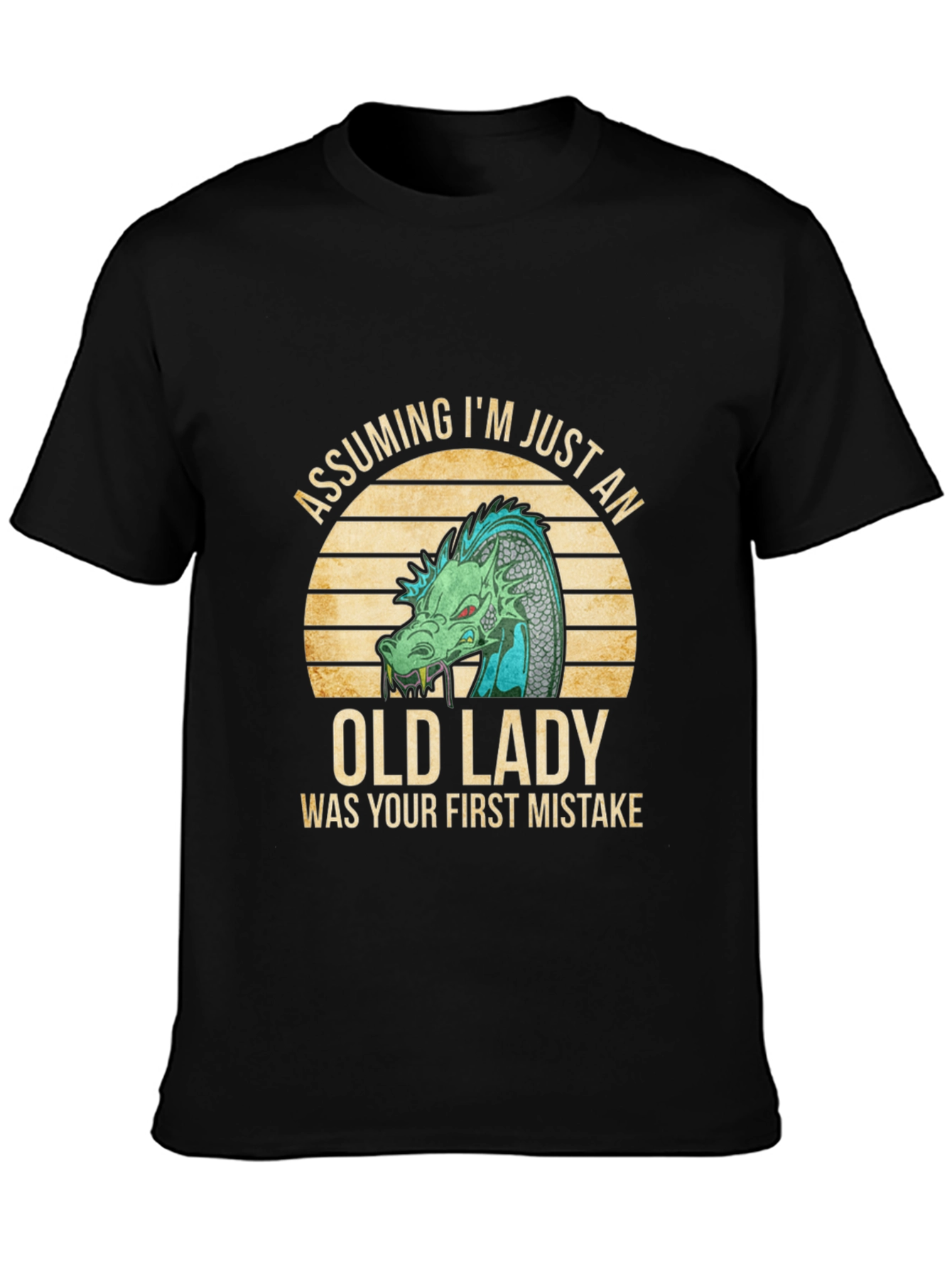 Assuming Im Just an Old Lady Dragon T-Shirt