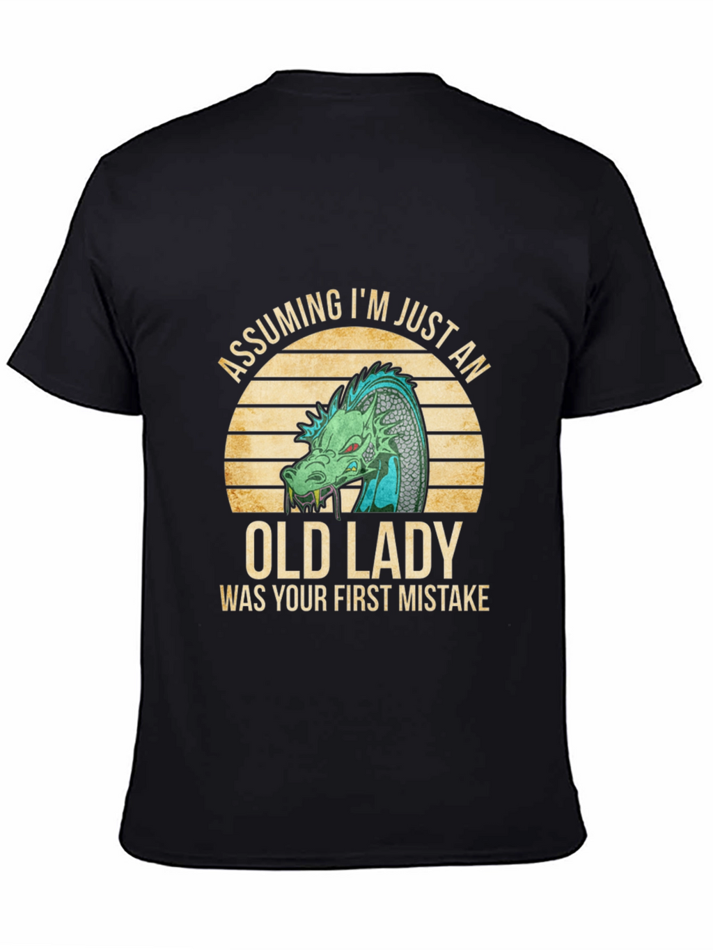 Assuming Im Just an Old Lady Dragon T-Shirt