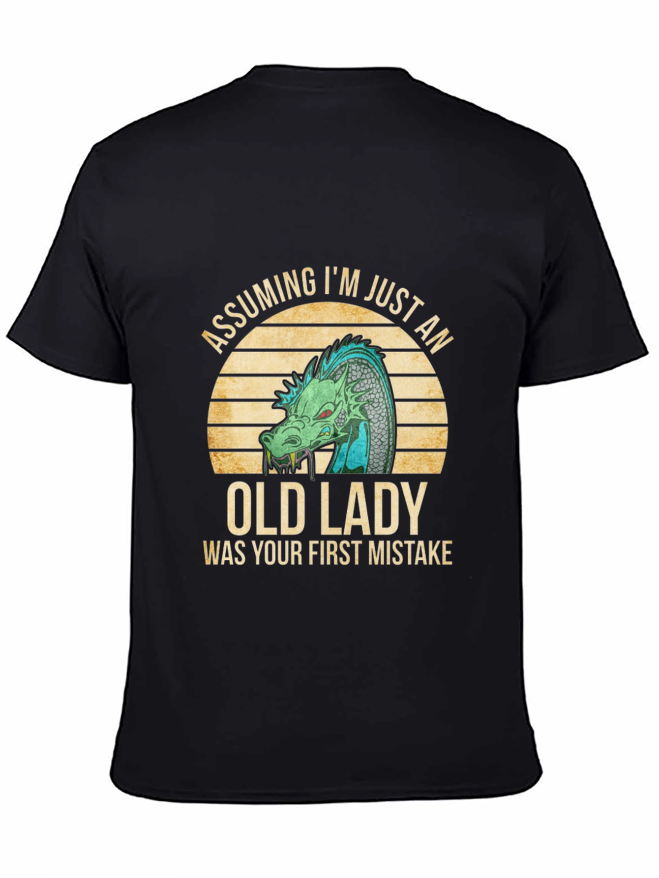 Assuming Im Just an Old Lady Dragon T-Shirt