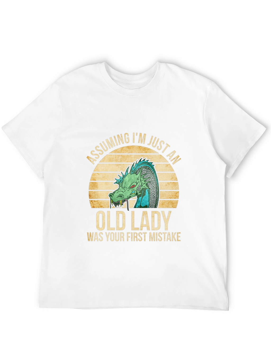 Assuming Im Just an Old Lady Dragon T-Shirt