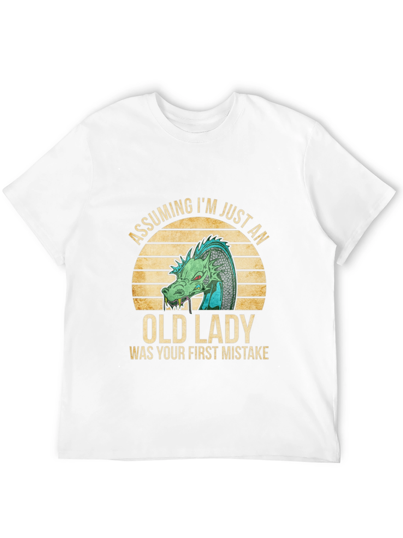 Assuming Im Just an Old Lady Dragon T-Shirt