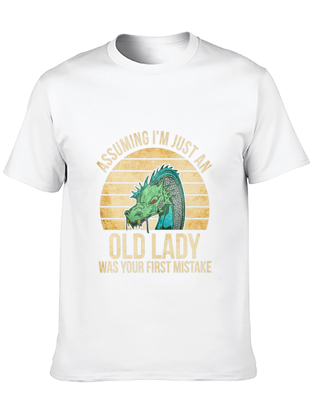 Assuming Im Just an Old Lady Dragon T-Shirt