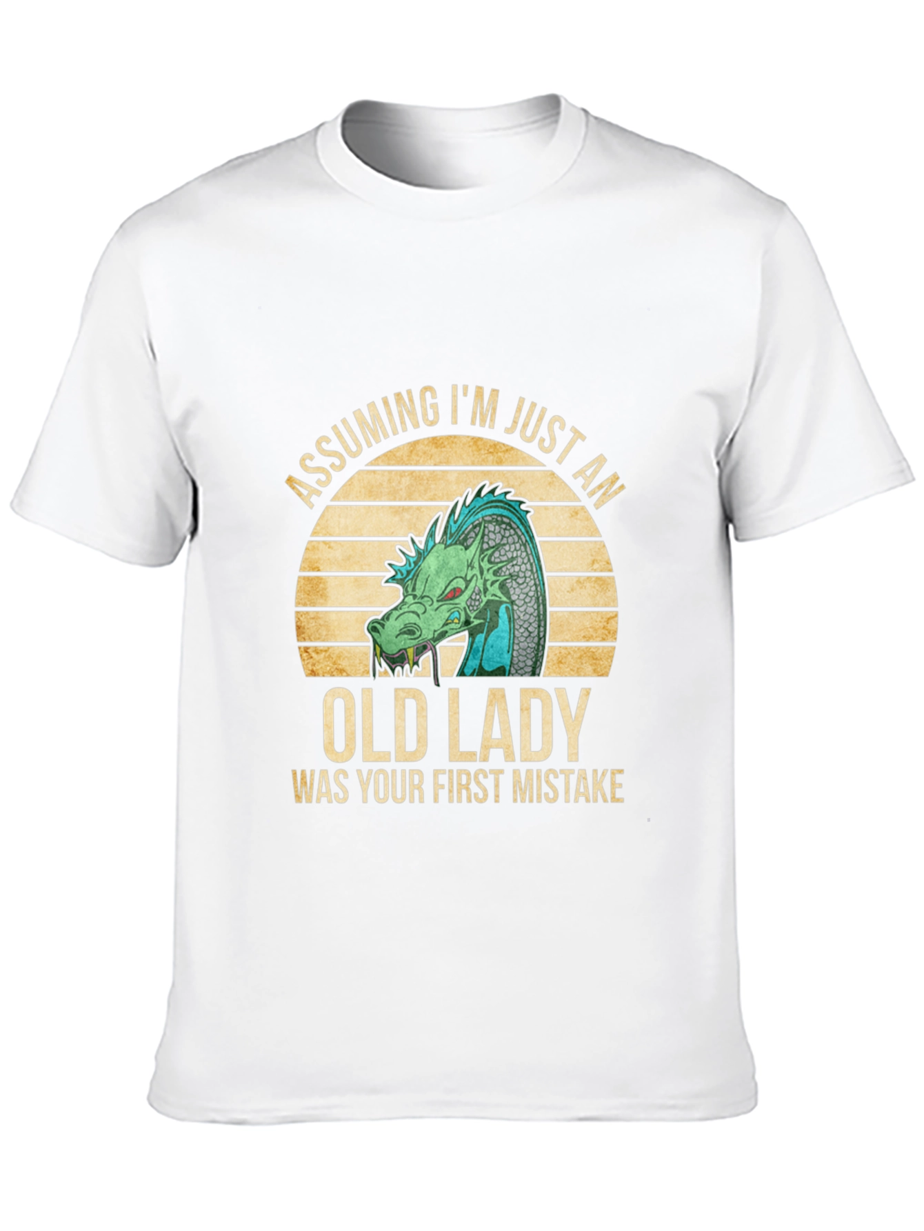 Assuming Im Just an Old Lady Dragon T-Shirt
