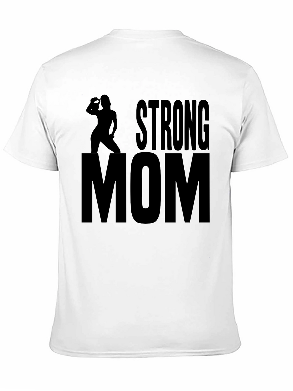 Strong Mom Graphic Tee - Fitness Inspired Design