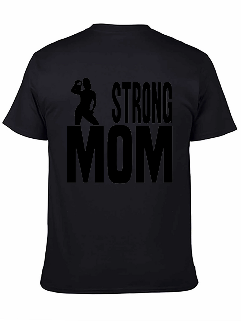 Strong Mom Graphic Tee - Fitness Inspired Design