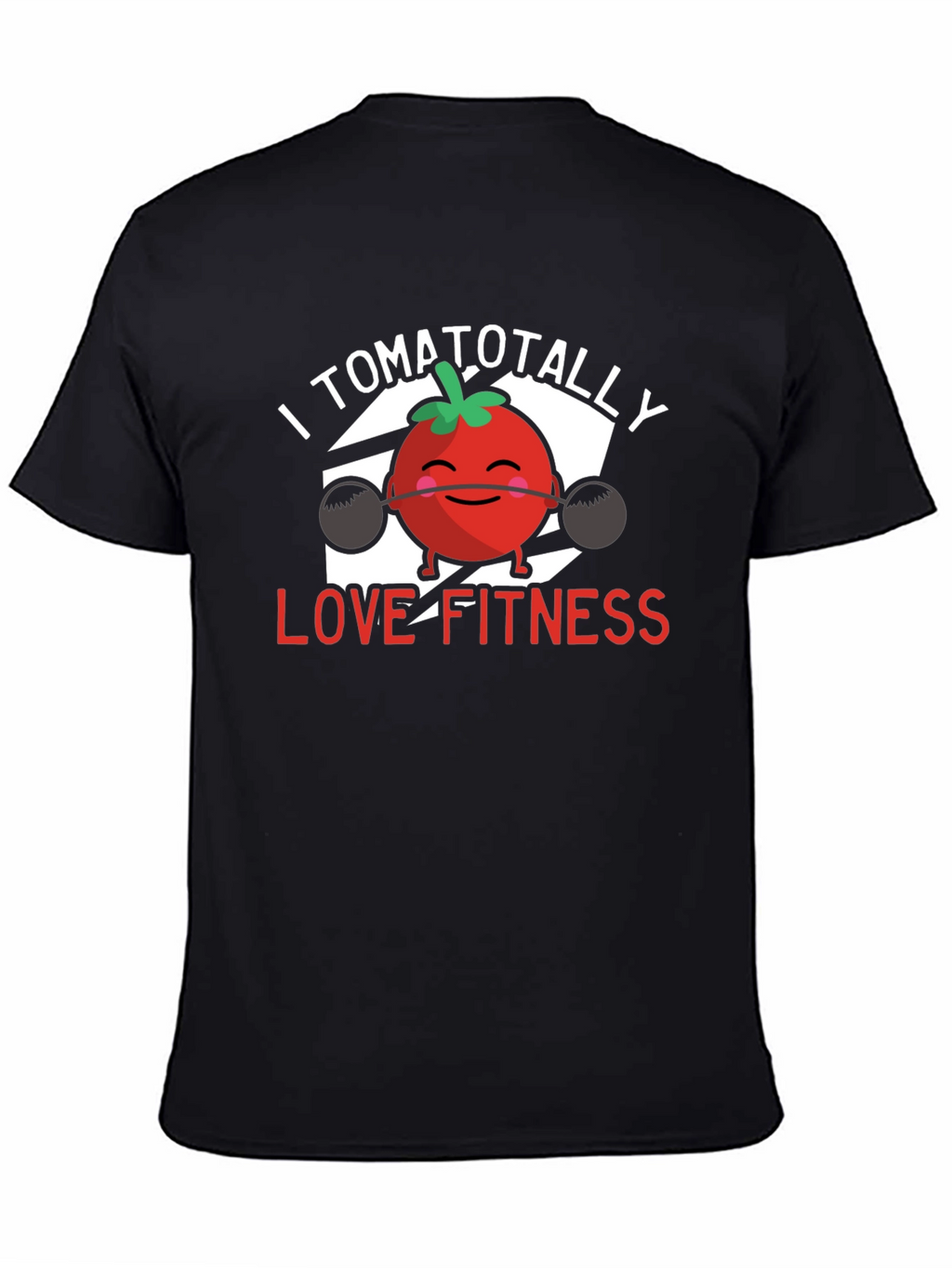 I Tomatotally Love Fitness T-Shirt - Black