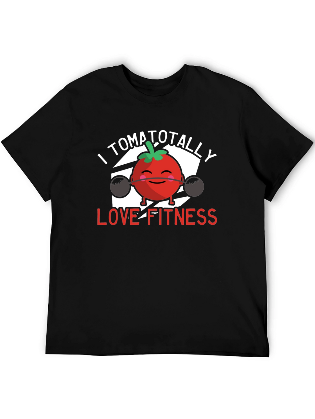 I Tomatotally Love Fitness T-Shirt - Black