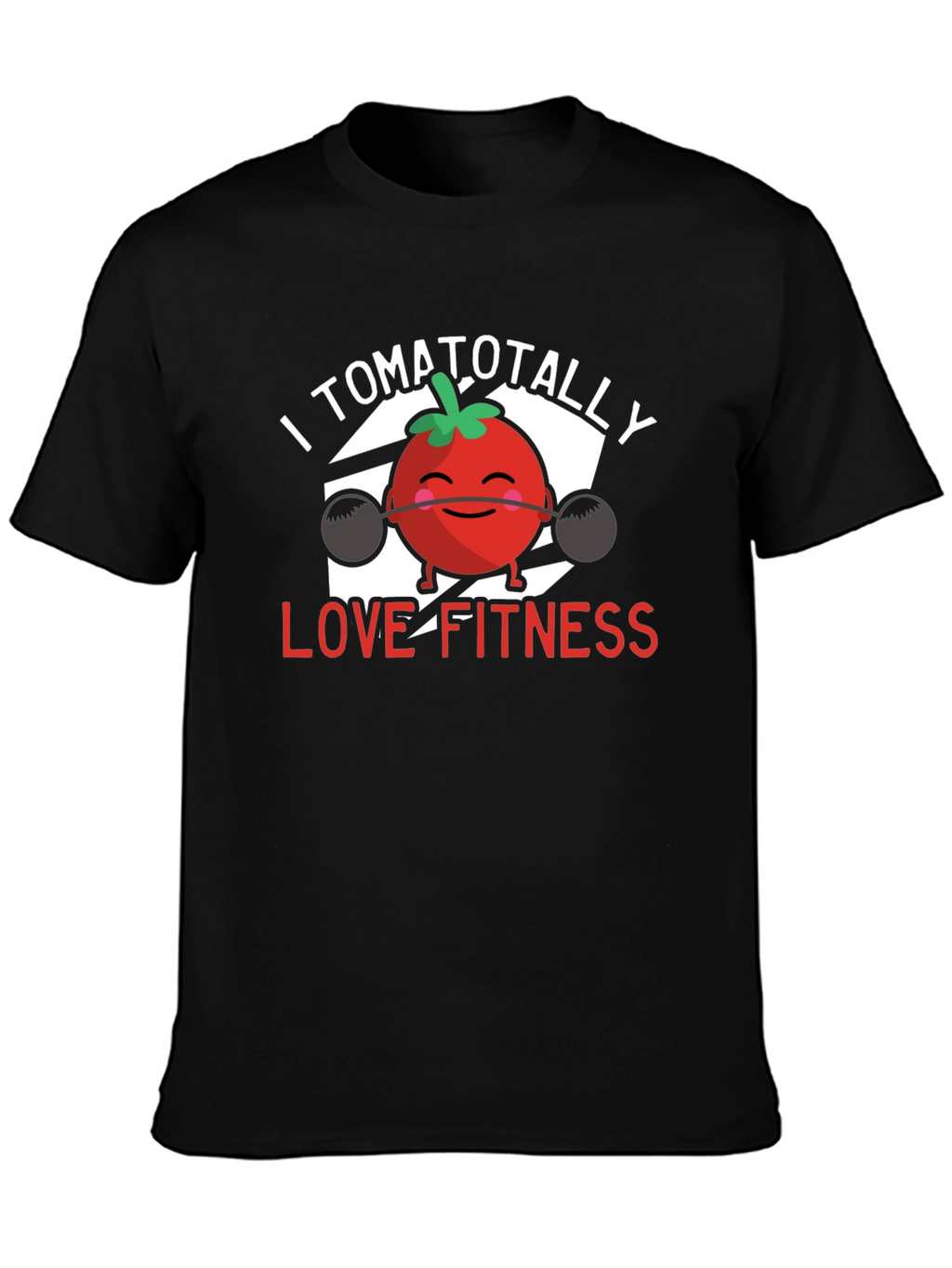 I Tomatotally Love Fitness T-Shirt - Black