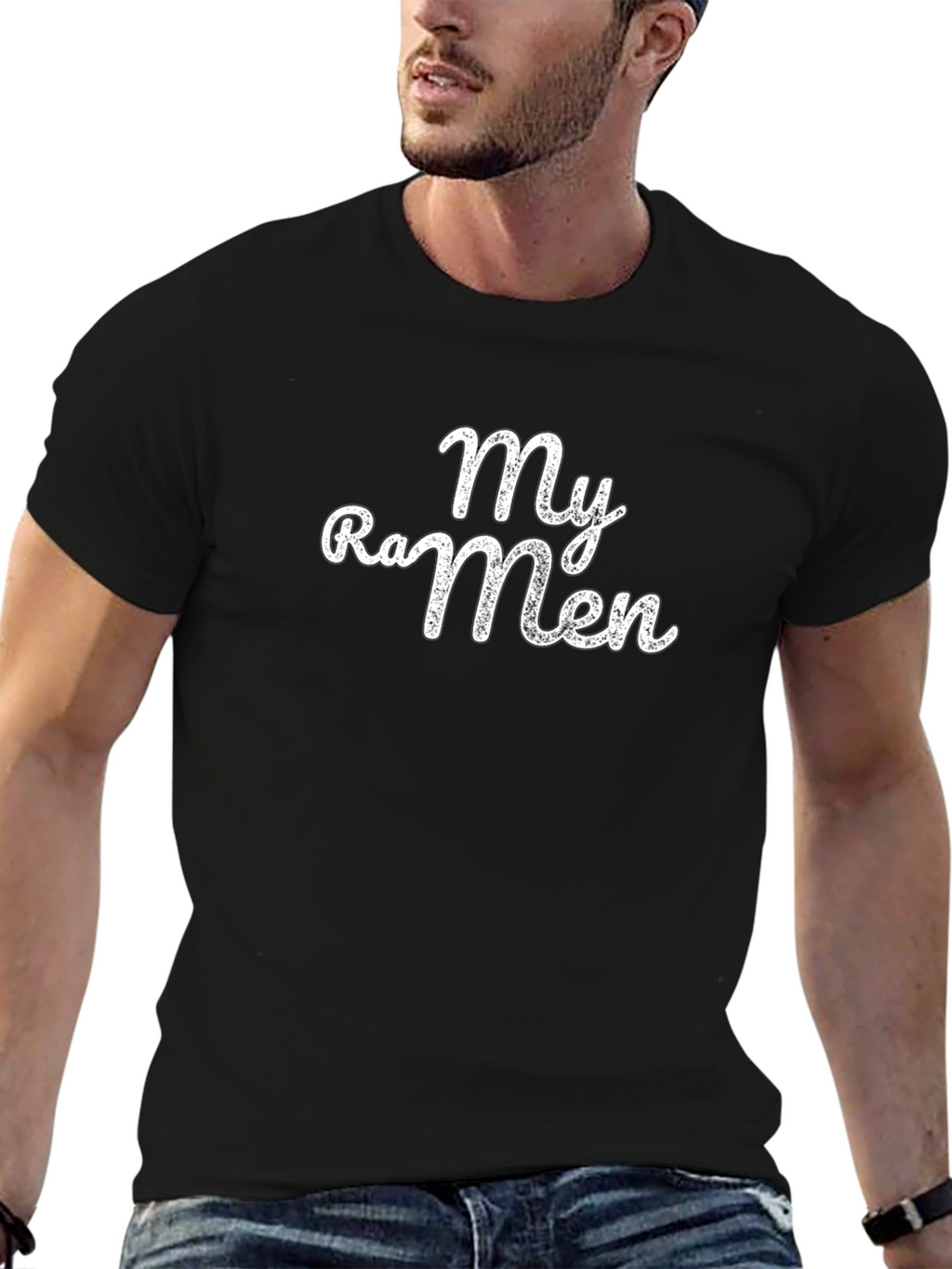 My Ramen Graphic Tee - Black Casual Shirt