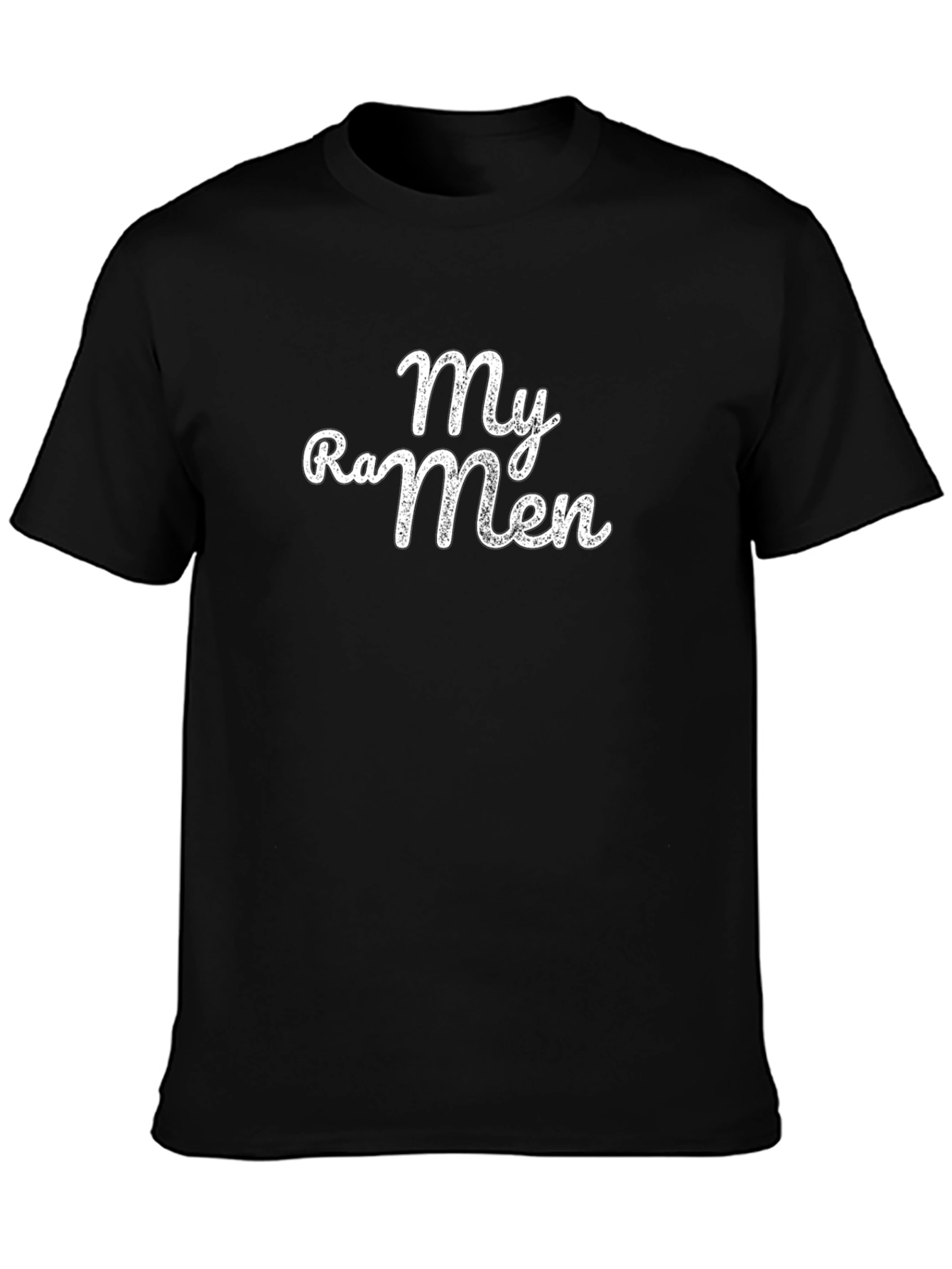 My Ramen Graphic Tee - Black Casual Shirt
