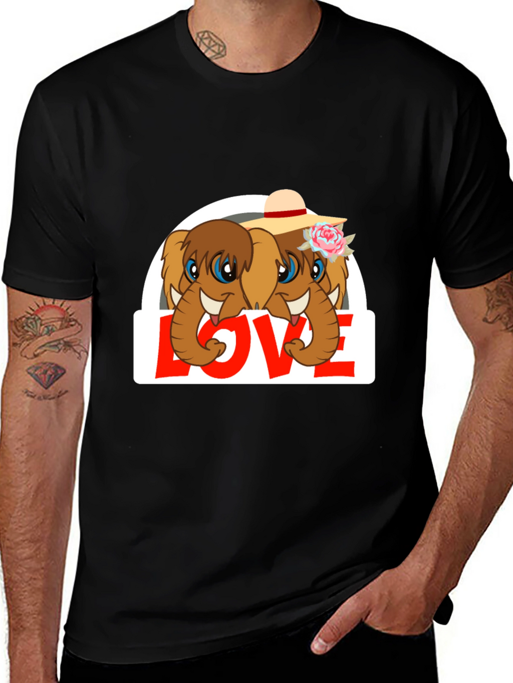 Elephant Love Graphic Tee