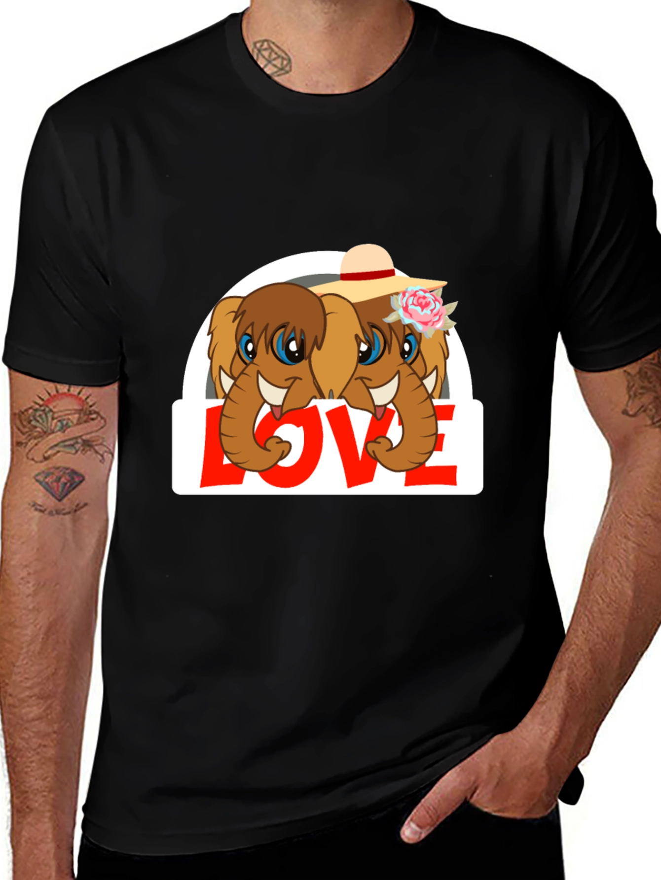 Elephant Love Graphic Tee