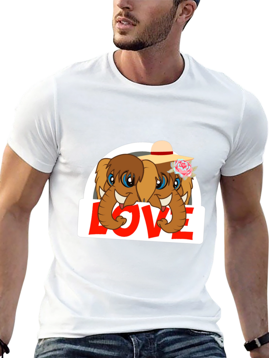 Elephant Love Graphic Tee